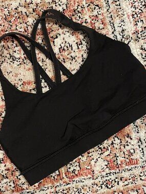 LULULEMON energy sports bra black